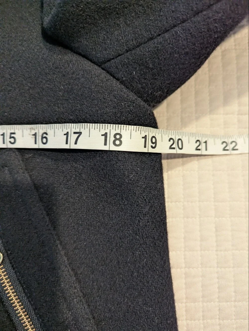 J. Crew Black Chateau Hooded Parka Coat In Italian Stadium-Cloth Wool Medium